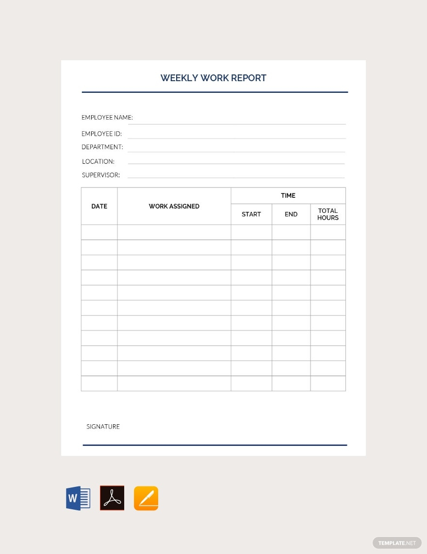 Report Templates Word - Format, Free, Download  Template