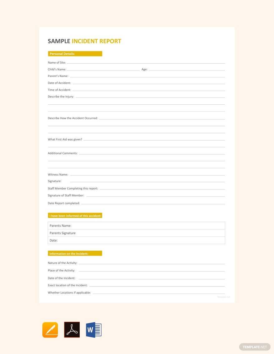 Report Templates Word - Format, Free, Download Template Report Templates Word - Format, Free, Download Template