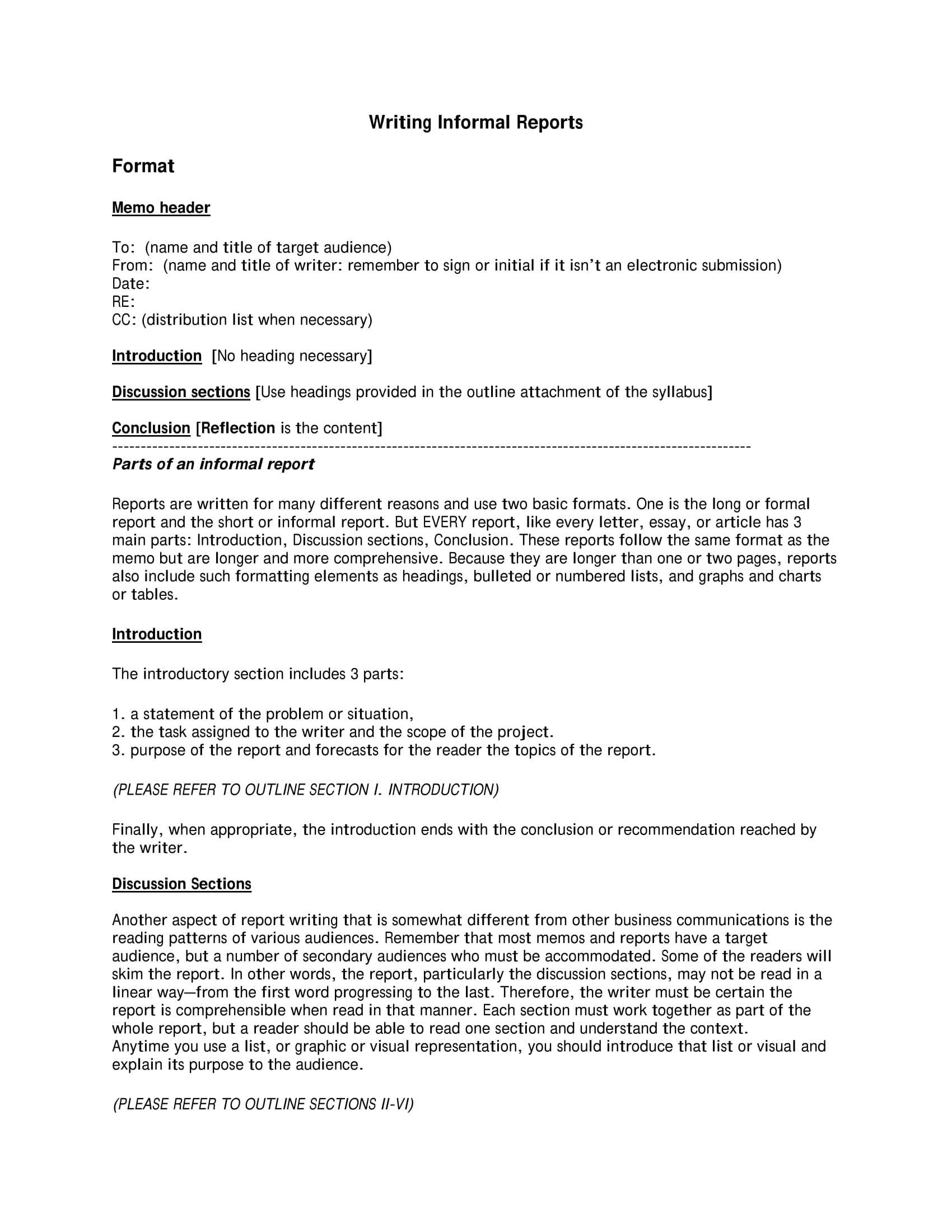 Report Writing Format – 10+ Examples, Format, Pdf  Examples In Introduction Template For Report