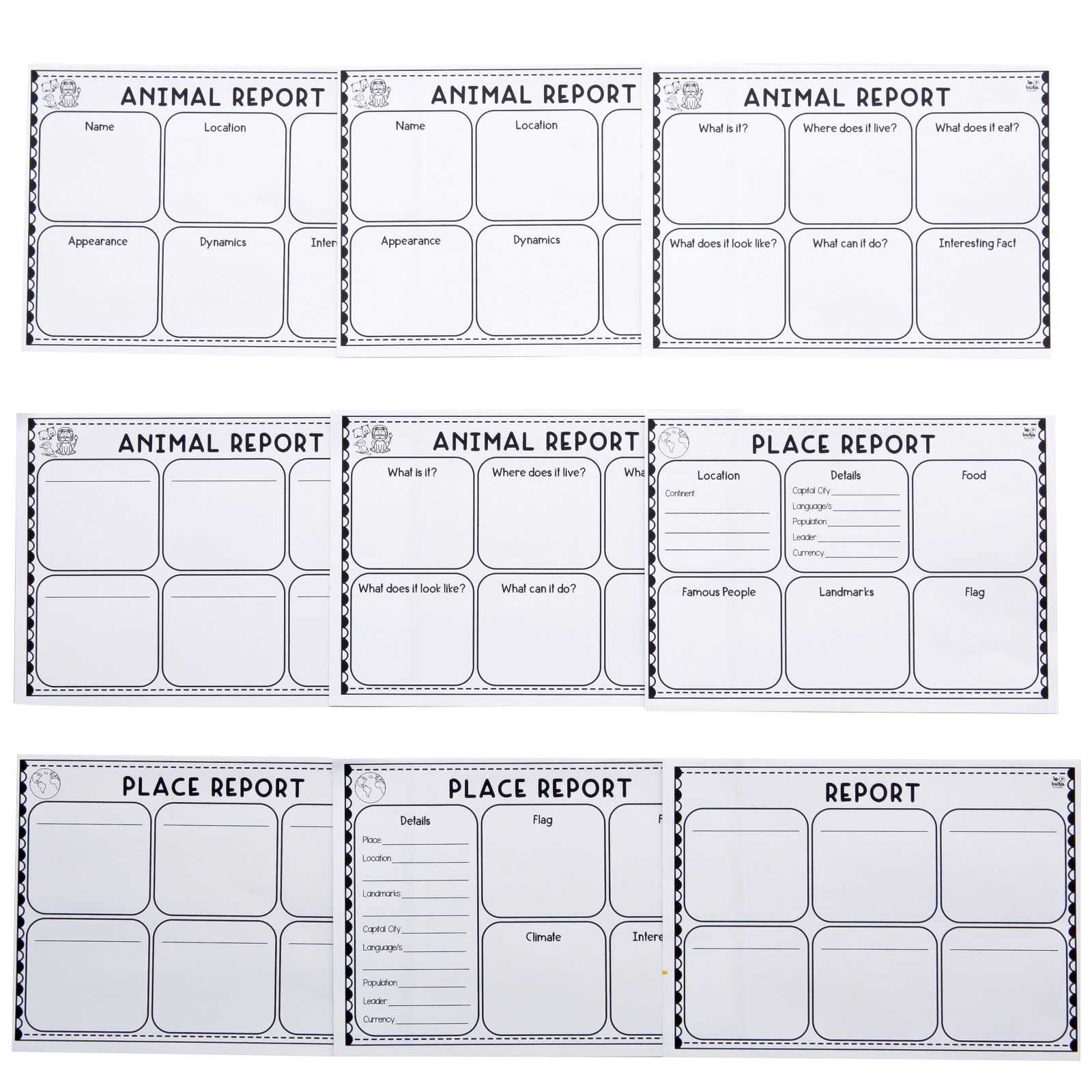 Report Writing Planning Templates Landscape - Top Teacher Pertaining To Template For Information Report