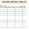 Revision Timetable Template (Weekly)  Minimal With Regard To Blank Revision Timetable Template