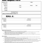 Rma Package Application: Fill Out & Sign Online  DocHub Intended For Rma Report Template
