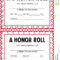 Roll Certificates Stock Illustrations – 10 Roll Certificates  Inside Honor Roll Certificate Template