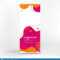 Roll Up Banner Design, Creative Background Of Graphic Shapes Within Outdoor Banner Design Templates