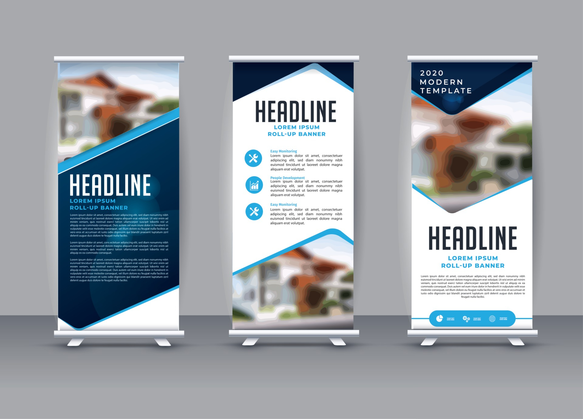 Roll Up Banner Template Vector Art, Icons, And Graphics For Free  Pertaining To Pop Up Banner Design Template