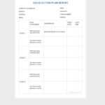 Sales Action Plan Report Template – Google Docs, Word, Apple Pages  Inside Sales Trip Report Template Word