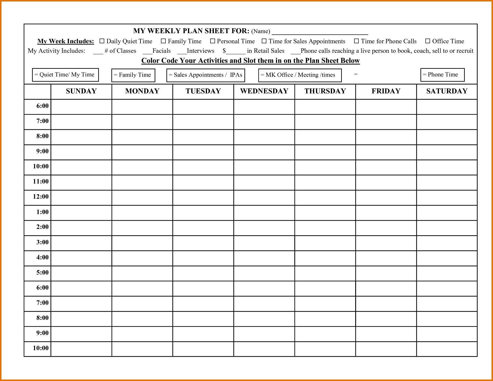 Sales Rep Report Template