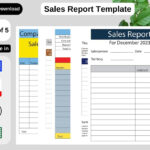 Sales Report Template Blank Printable [PDF, Excel & Word] For Sales Trip Report Template Word