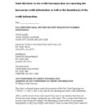 Sample Dispute Letter To Credit Bureau  PDF  Credit History  Credit