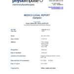 Sample Medico Legal Report PDF Vertebral Column For Medical Legal Report Template