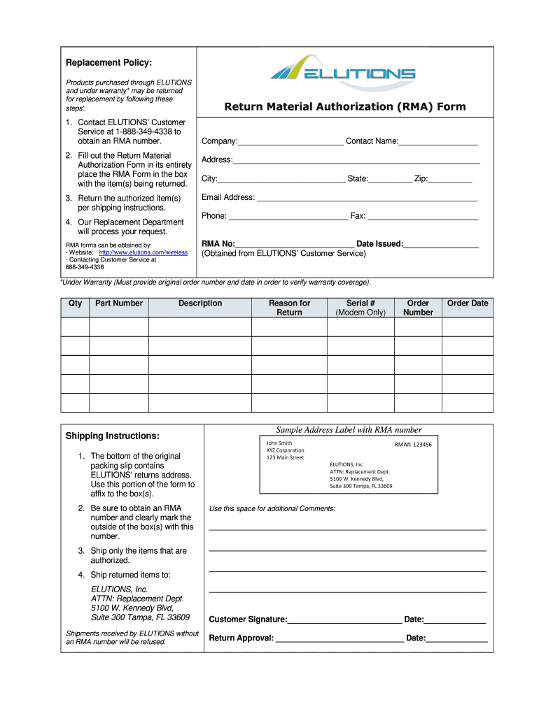 Save time and money on Return material authorization and ShipBob  Pertaining To Rma Report Template