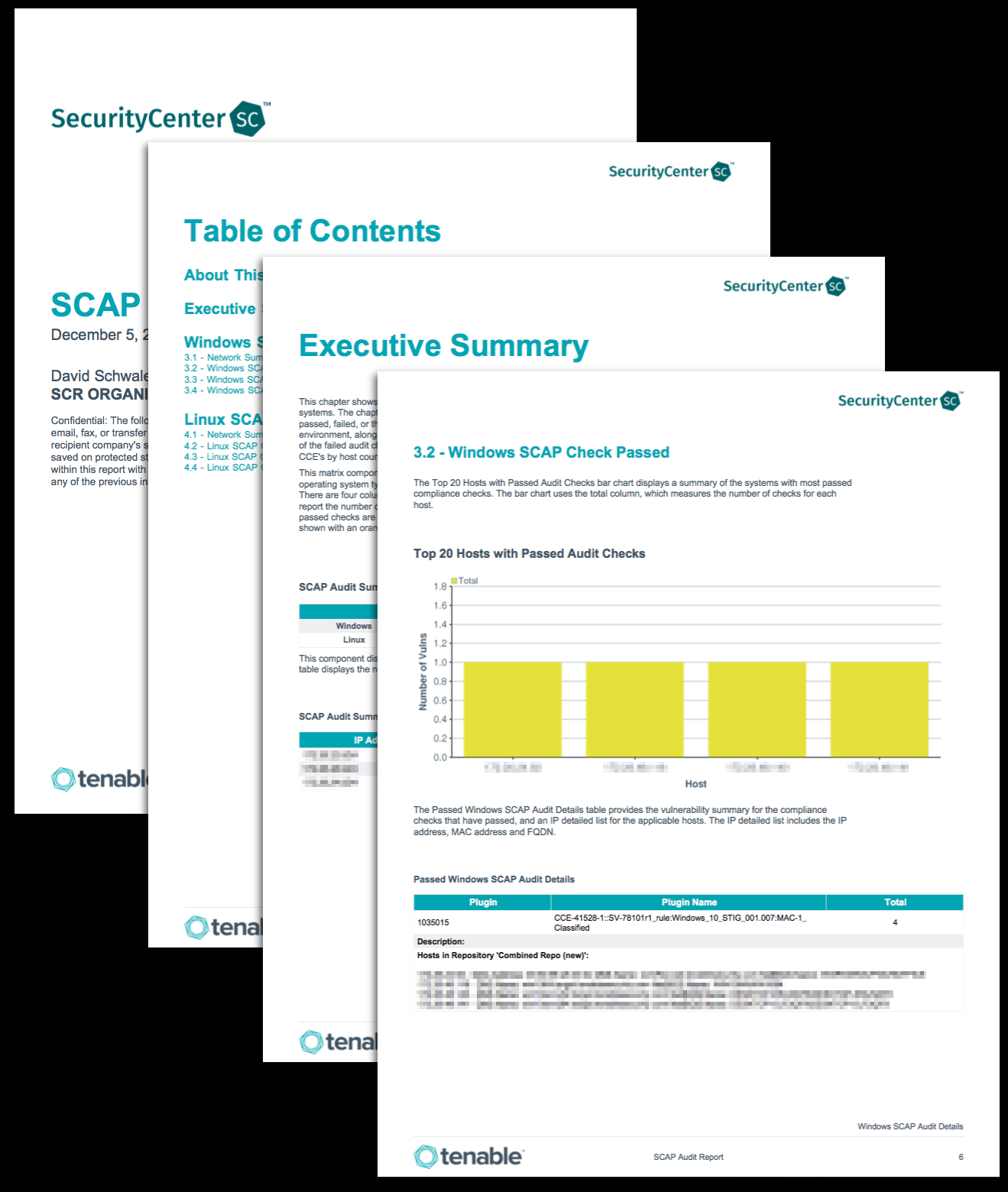 SCAP Audit Report - SC Report Template  Tenable® Regarding Security Audit Report Template