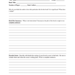 School Book Report Form – Fill Online, Printable, Fillable, Blank Throughout High School Book Report Template