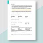 School Incident Report Template – Google Docs, Word, Apple Pages  In School Incident Report Template