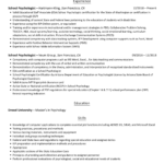 School Psychologist Resume Samples  Velvet Jobs With School Psychologist Report Template