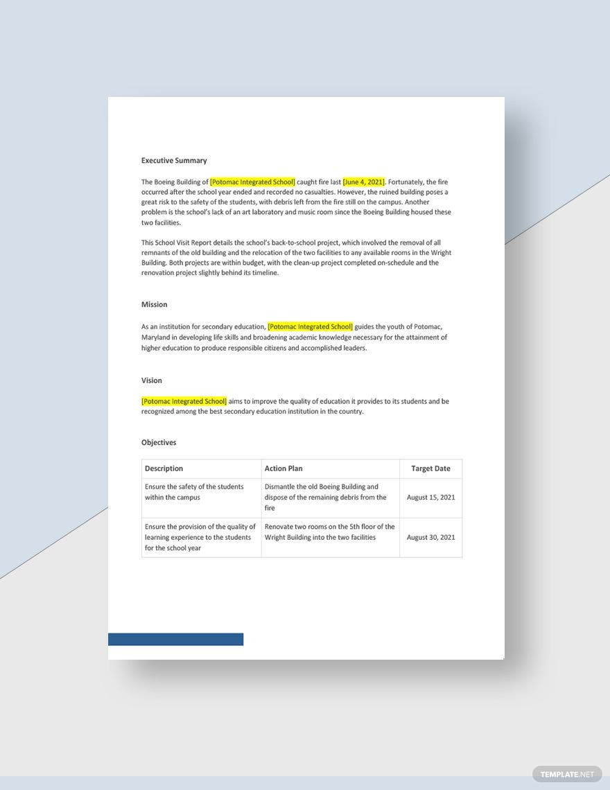 School Reports Templates - Format, Free, Download  Template.net