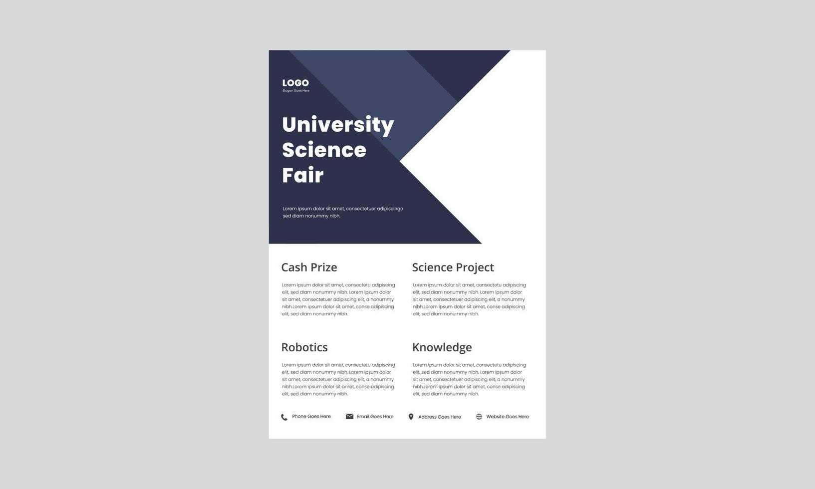 science fair flyer design template science fair flyer design template