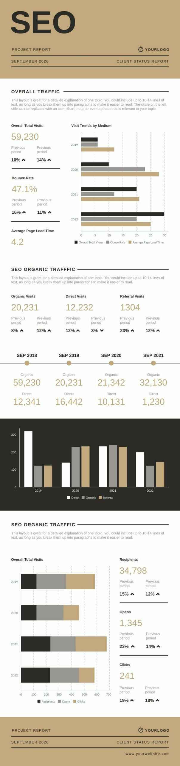 SEO Report  Free Infographic Template - Piktochart With Regard To Seo Report Template Download