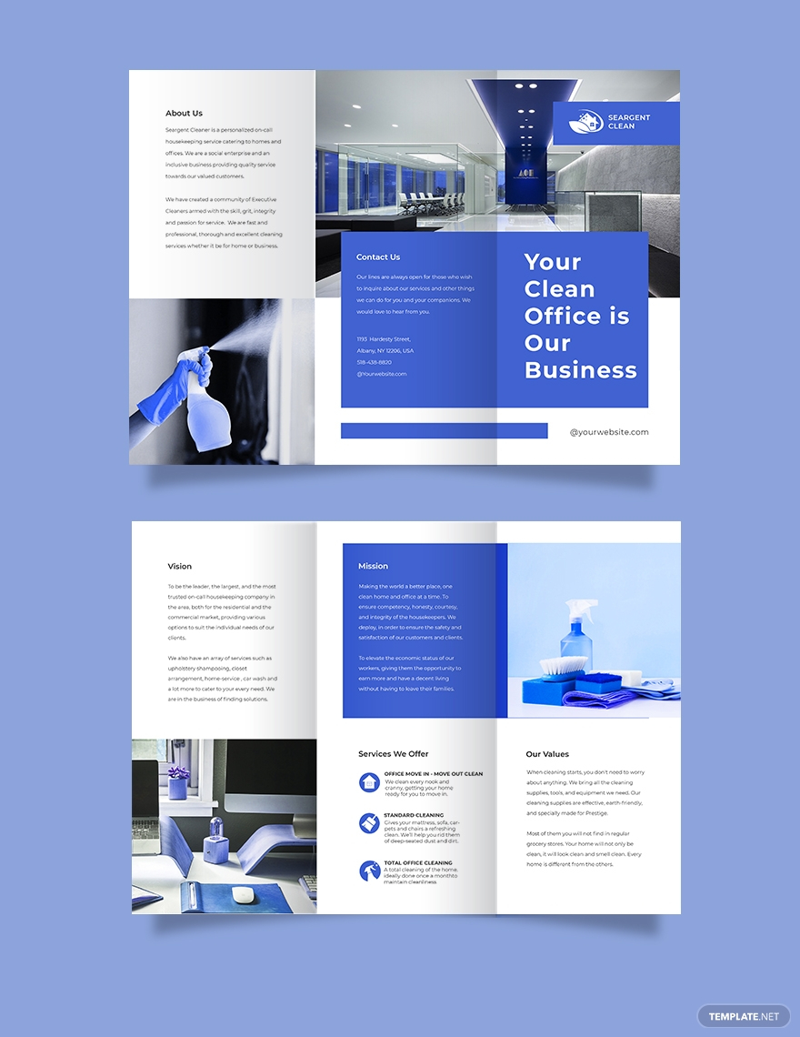 Services Brochure Templates - Design, Free, Download  Template