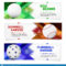 Set Of Sport Banner Templates With Ball And Sample Text Stock  Throughout Sports Banner Templates