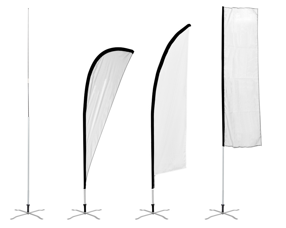 Sharkfin Universal Aluminium – 10m – Flag System Intended For Sharkfin Banner Template