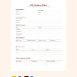 Shift Handover Report Template – Adobe XD, Google Docs, Word  With Regard To Shift Report Template