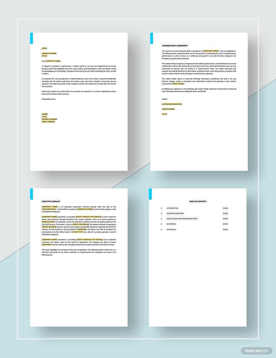 Short Business Report Sample Template – Google Docs, Word  Pertaining To Simple Business Report Template