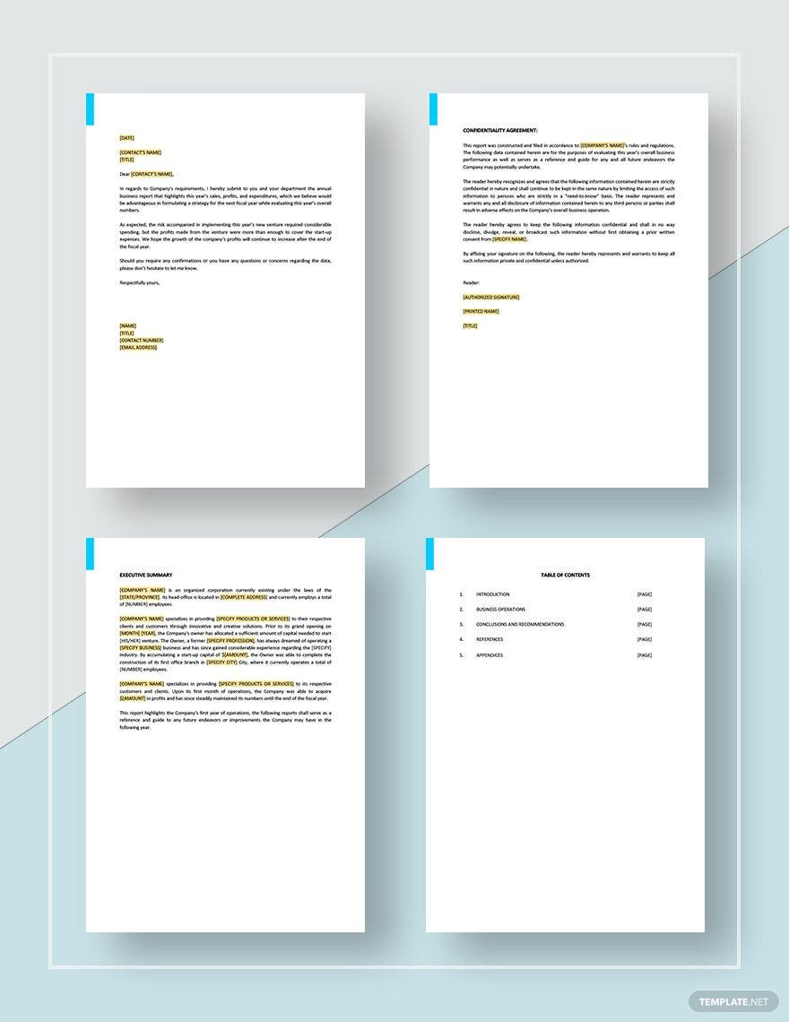 Short Business Report Sample Template – Google Docs, Word  Regarding Company Report Format Template
