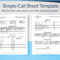 Simple Call Sheet Template – SetHero Pertaining To Blank Call Sheet Template