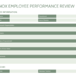 Simple Employee Annual Performance Review Template In Annual Review Report Template