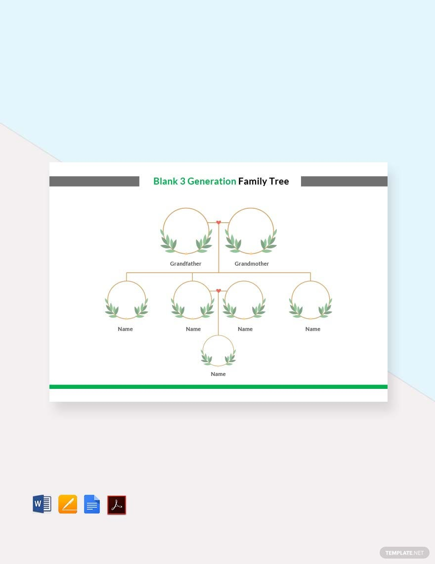 Simple Family Trees Templates - Design, Free, Download  Template