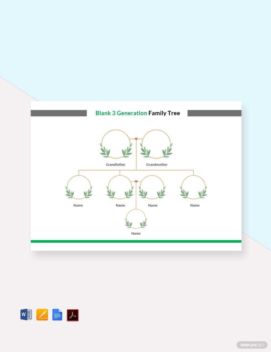 Simple Family Trees Templates – Design, Free, Download  Template