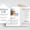 Simple Funeral Program Brochure [PSD, AI, Vector] – BrandPacks Within Memorial Brochure Template