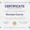 Simple Retro Pattern Certificate Promotion Template Template  For Promotion Certificate Template