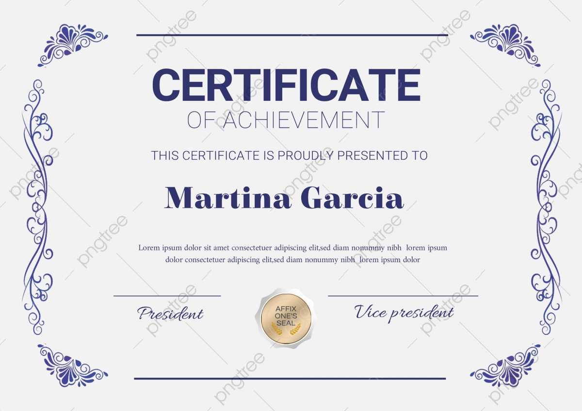 Simple Retro Pattern Certificate Promotion Template Template  For Promotion Certificate Template