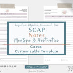 SOAP Note Template Aesthetic MedSpa Esthetician SOAP Note – Etsy