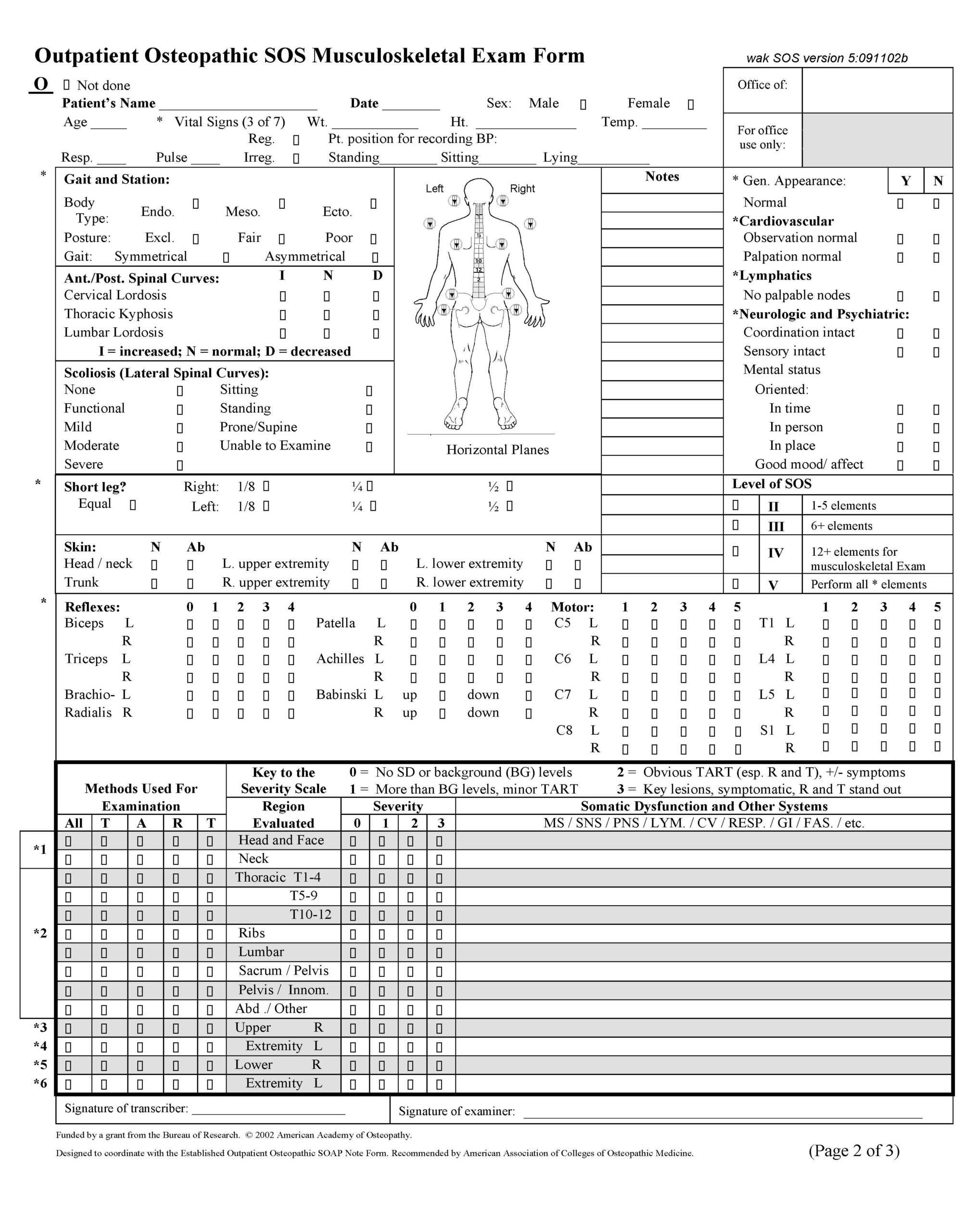 SOAP Notes In Soap Report Template