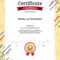 Soccer Certificate Template Stockvektoren, Lizenzfreie  Regarding Athletic Certificate Template