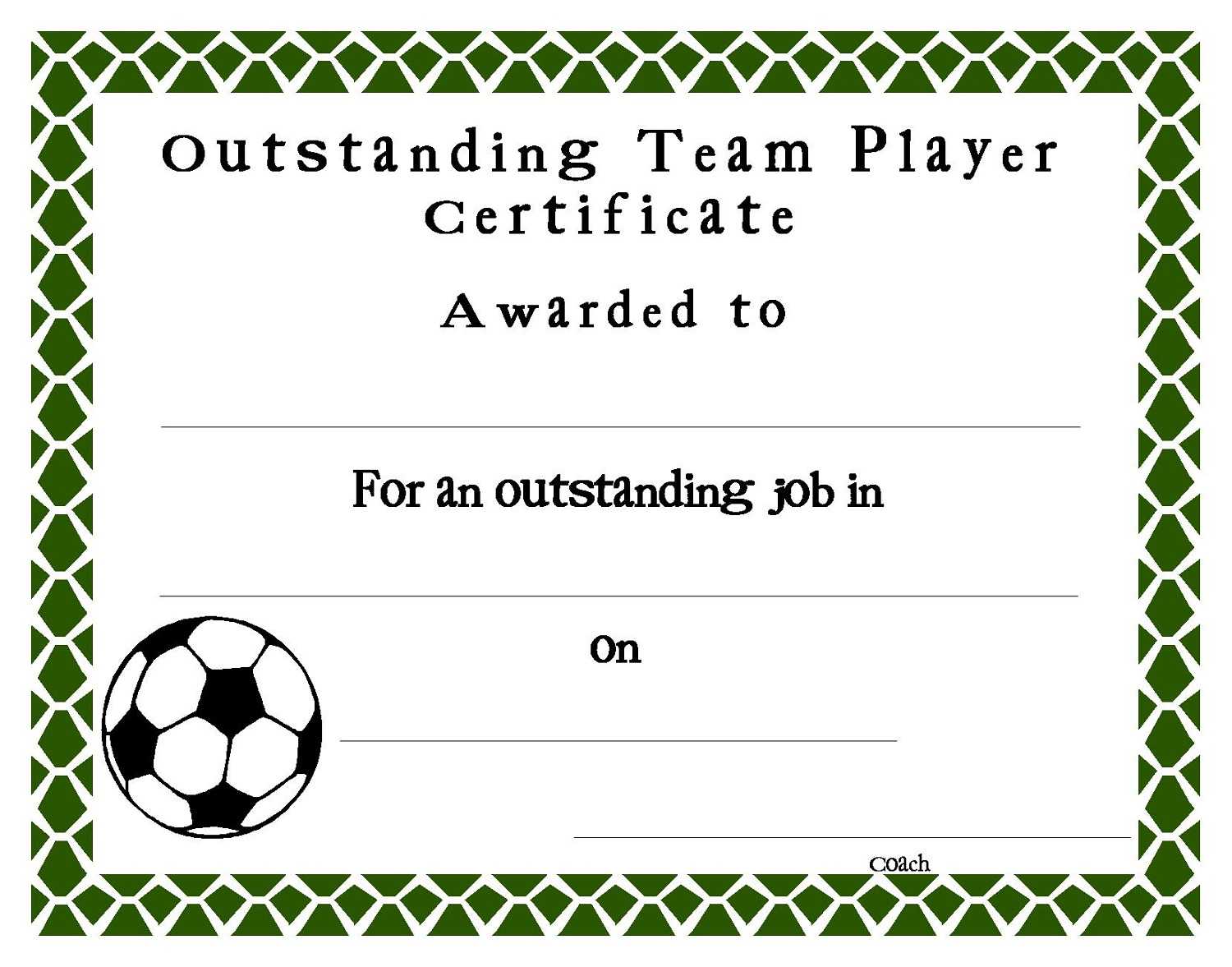 Soccer Certificate Templates  Activity Shelter Throughout Soccer Award Certificate Templates Free