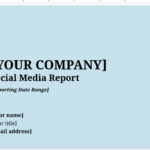 Social Media Reporting Template – Keyhole Within Free Social Media Report Template