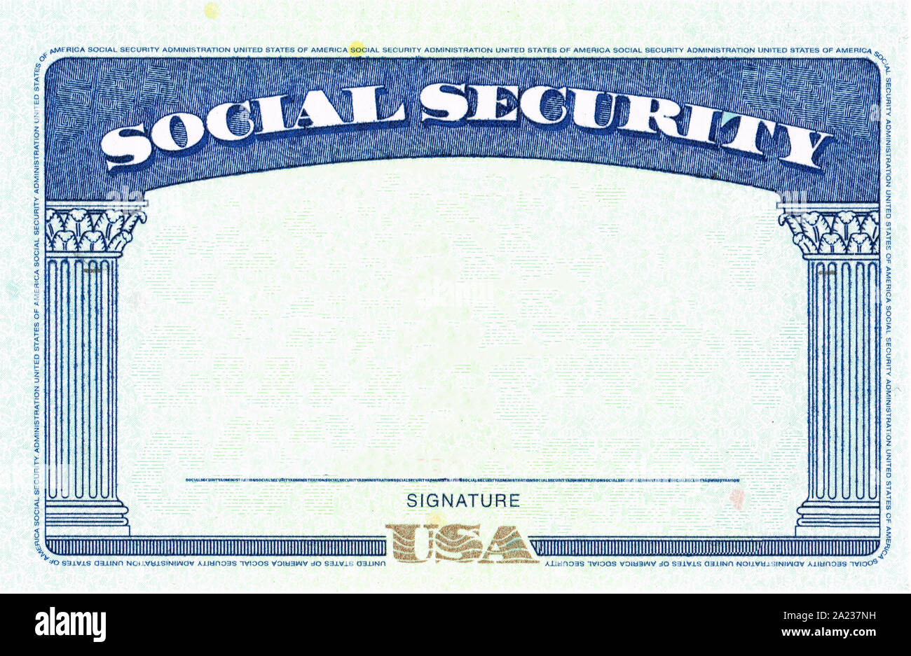 Social security card hi-res stock photography and images - Alamy Intended For Blank Social Security Card Template Download