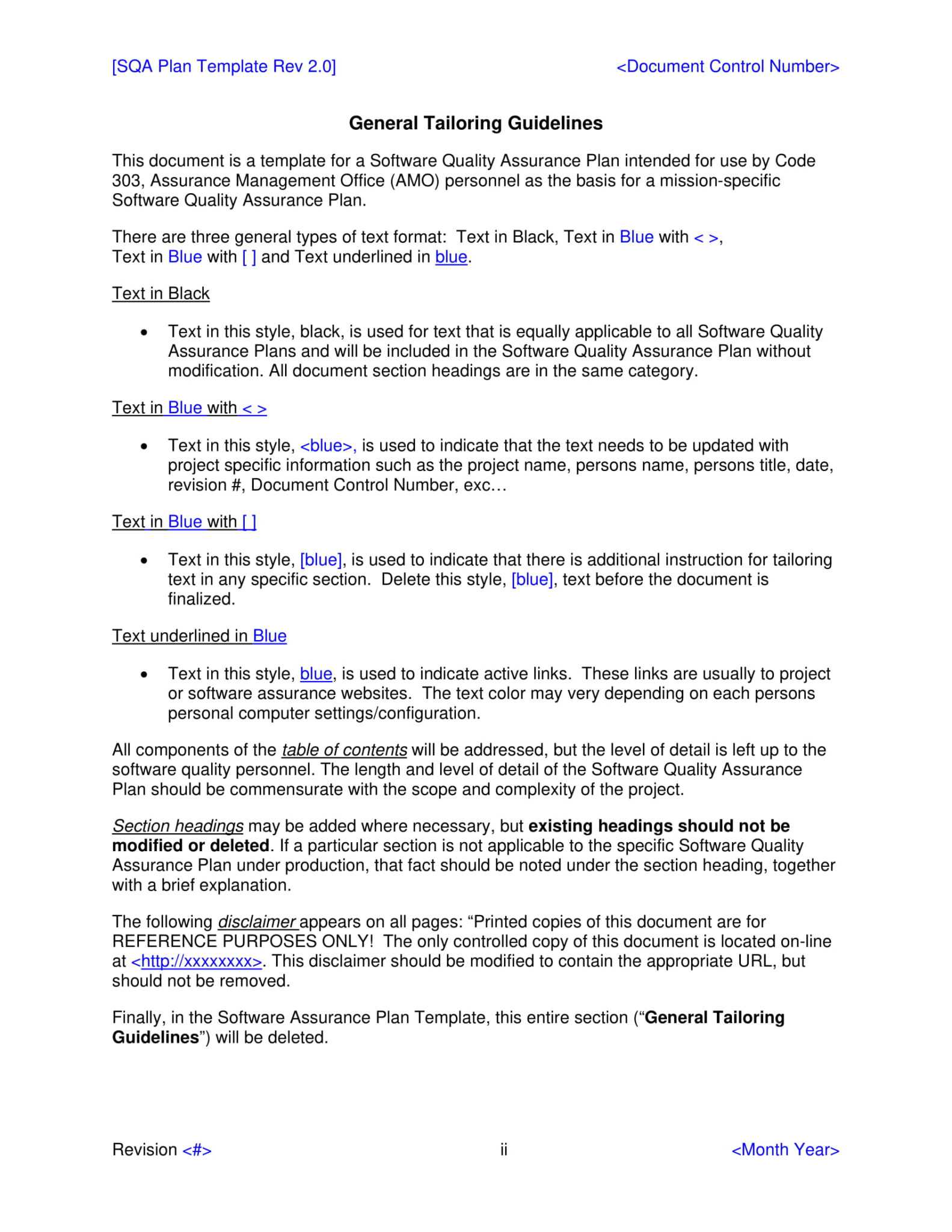 Software Quality Assurance Report Template - Rebeccachulew.com