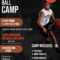 Sozial Wesentlich Generator Basketball Camp Flyer Öffnen Insekt  In Basketball Camp Brochure Template