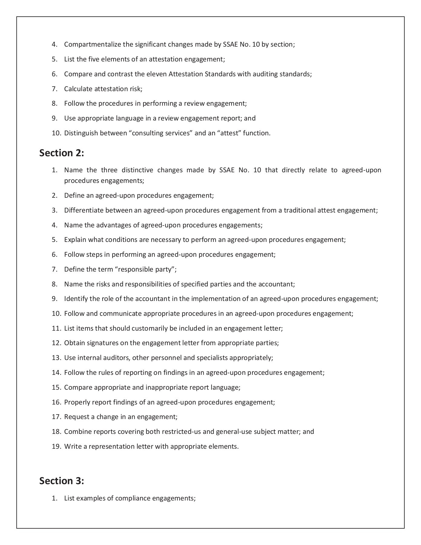 Special Engagements And Reports – Pages 10 10 – Flip PDF Download  With Regard To Agreed Upon Procedures Report Template