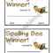 Spelling Bee Award – ESL Worksheet By Sara10 With Spelling Bee Award Certificate Template