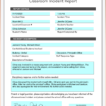 Spotlight Form: The Classroom Incident Report – GoFormz Inside School Incident Report Template