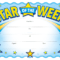 Star Of The Week Certificate Free Download – Free For Schools Inside Star Award Certificate Template