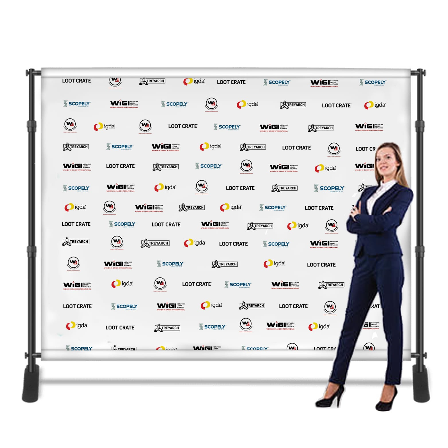 Step And Repeat Banner Display 10’W X 10’H Ft With Regard To Step And Repeat Banner Template