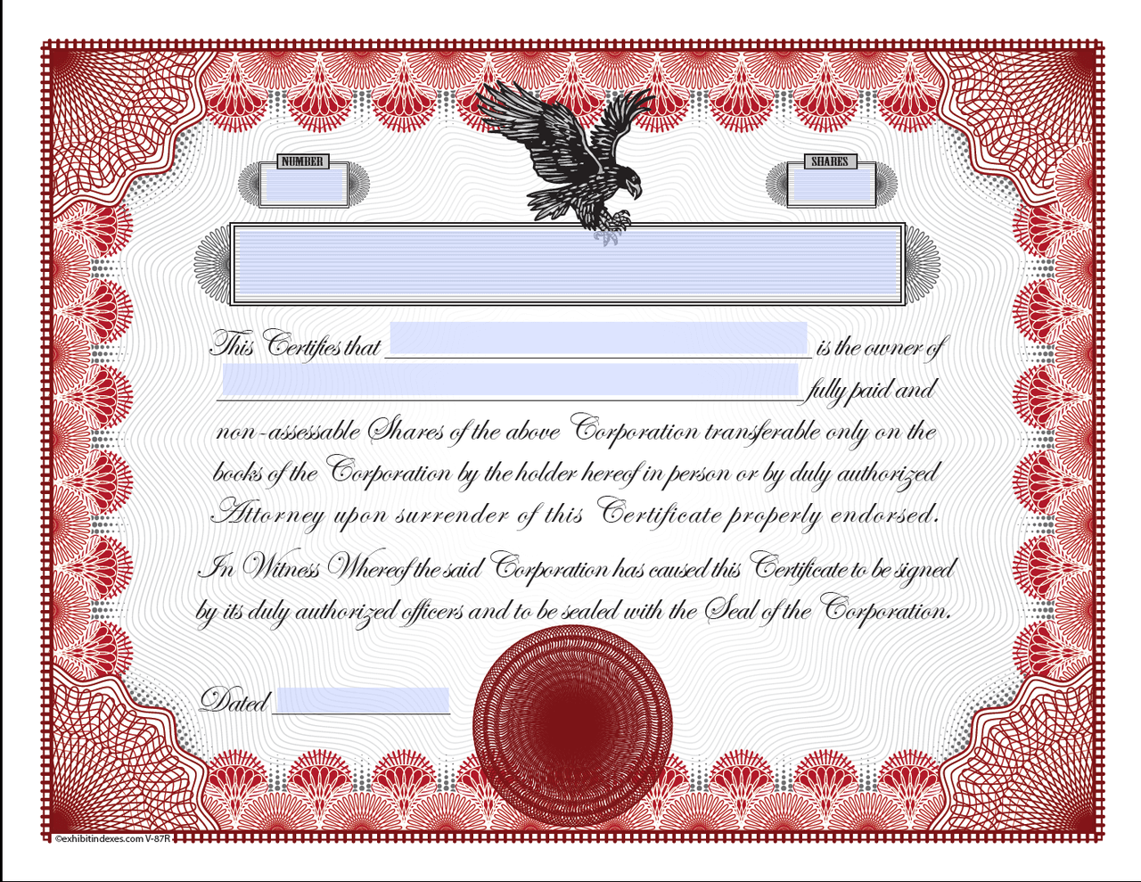 Stock Certificate Template With Regard To Corporate Bond Certificate Template