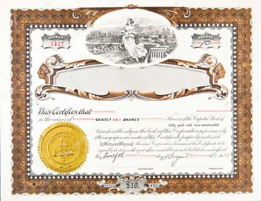 Stockfotos Certificate of stock Bilder, Stockfotografie